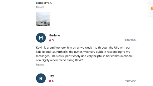 Kevin – 5 berth Fiat Ducato Swift Gazelle F59 2001