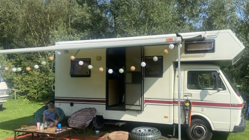 Affascinante Volkswagen d'epoca con 5 posti letto 