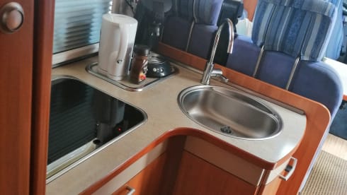 Ons gezellige huisje op wielen  – 3p Hymer semi-integrated from 2008