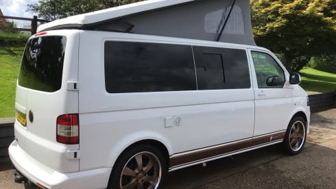 4 berth Volkswagen campervan from 2013