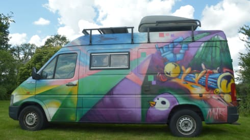 Out and about in a comfortable work of art!