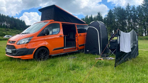 Wotsit.ontour – Wotsit 4 cuccette Ford Custom Transit 2017