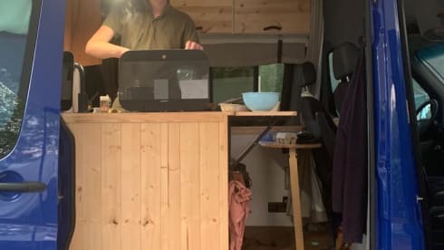 Ideal bus camper for adventure or family with children 