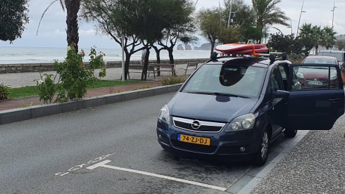 DTBD 140S roof tent + Opel Zafira