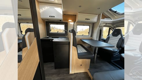 CampEropuit - automaat tot 5 p – 4/5p automatic Sunlight from 2024