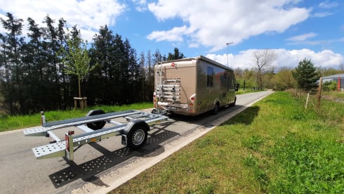 GIPA CAMPER – LUXE MOBILHOME INTEGRAAL BURSTNER met WIFI binnen EUROPA