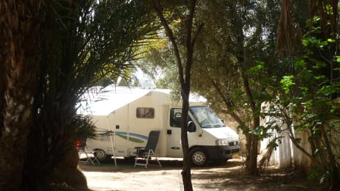Rent a nice camper, extra's including bike rack