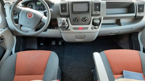 Luxury family camper ready for wonderful trips