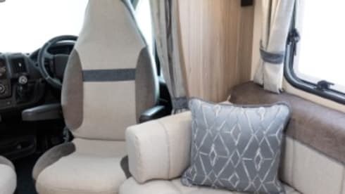 Ted – Elddis Autoquest 150. 2023 Luxury 4 berth motorhome. Known as ''Ted''.