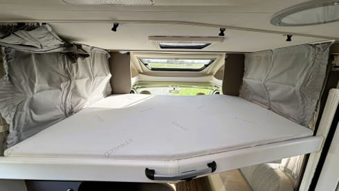 Mooie Fiat half-integraal camper