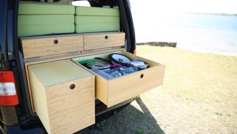 Kallie 2 – 2p Minicamper compact and complete with awning