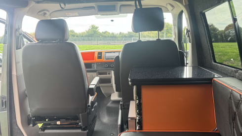 4 berth Volkswagen campervan from 2016