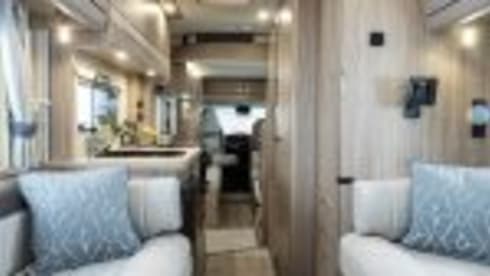 Peggy – Elddis Autoquest 196. New 2024 luxury 6 berth motorhome. Known as ''Peggy''