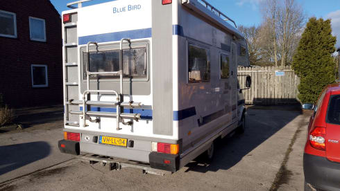 blue bird – 4-person Fiat 280 / Knaus from 1990