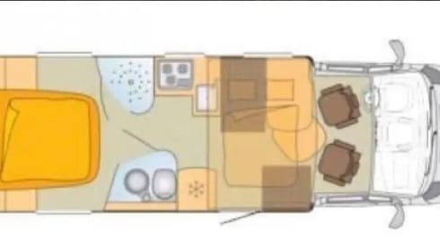 Luxury compact camper