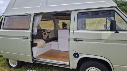 Restored Volkswagen T3 campervan from 1987