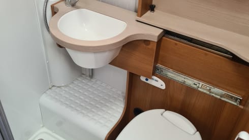 Nice Chausson bus camper with length bed