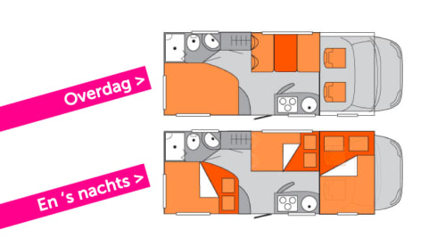 A reliable and cozy 4-5-6 person camper for the best holiday