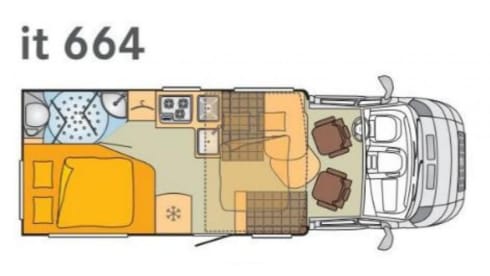 4p Bürstner semi-integrato del 2015