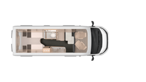 The spacious Columbus Knaus Freeway Boxstar