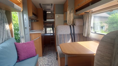 Luxury family camper ready for wonderful trips