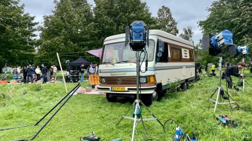 Oldtimer Hymer from 1986 for 4 persons
