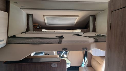 Liz – 4 berth Burstner Motorhome with Gasflow system and solar panels