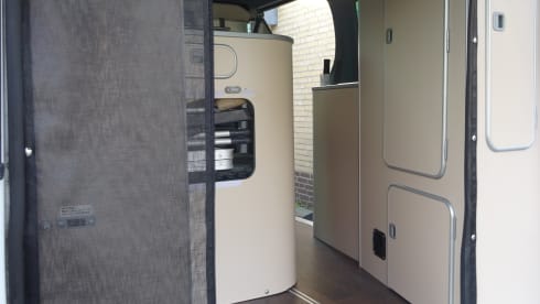 Ford Nugget Westfalia with pop-up roof