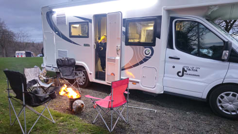 6 berth ford transit motorhome – 6 berth Chausson alcove from 2016