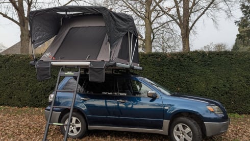 Sheepie Outlander – Mitsubishi Outlander 4x4 with Yuna Sheepie 160 roof tent