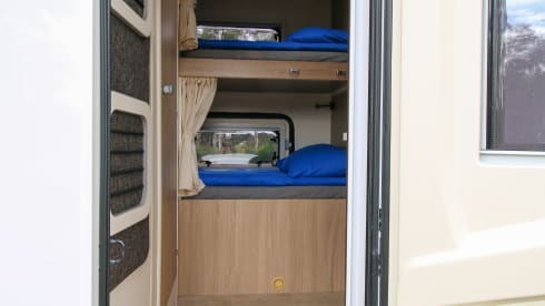 Nesie – 6/7 Berth Rimor Evo Fully Kitted for Off-Grid Living