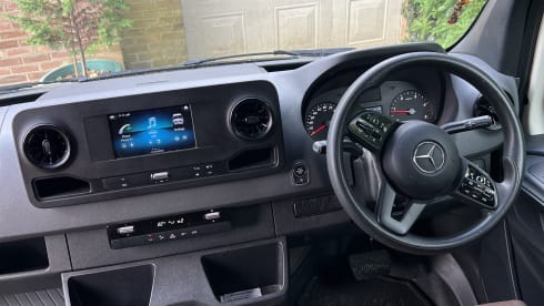 2 berth Mercedes-Benz campervan from 2019