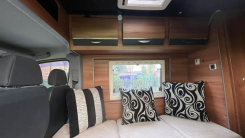 Big Yellow Campervan – 3 berth Mercedes-Benz Race Van Fully comp insurance included 