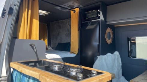 unique, attractive, compact 2-person Volkswagen camper 