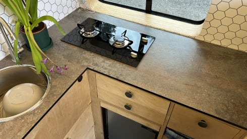 Ellie – 2 berth Ford campervan, MWB and medium height