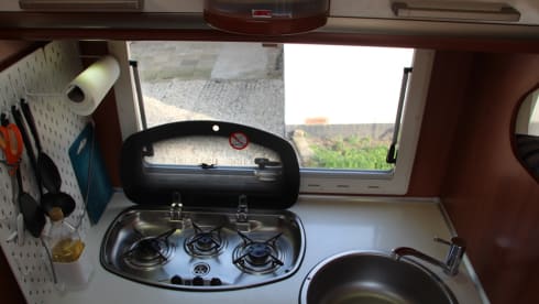 Very spacious family camper