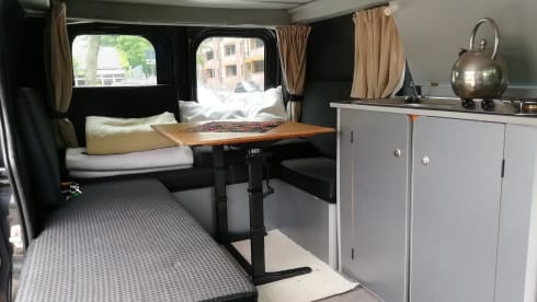 A comfortable and compact Renault Trafic.