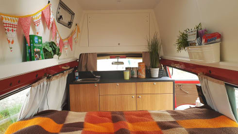Super cool retro bus camper