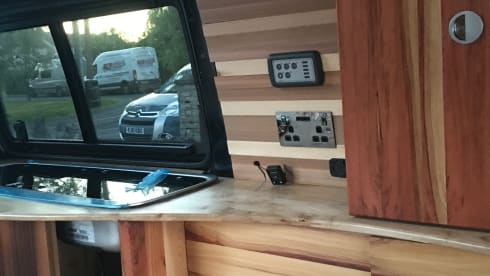 4 berth Volkswagen campervan 2016 6 speed, unique wooden interior