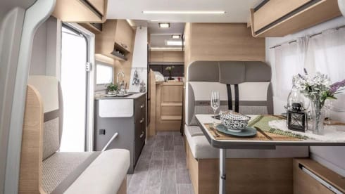 Giottiline Siena 385, Einzelbetten mit Hubbett 