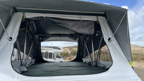 2p Rooftop tent + Ququq kitchen - fully equipped - offgrid package