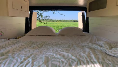 Off-grid campervan