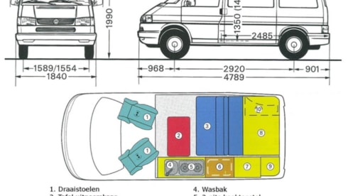 The last real Bulli – 4 person Volkswagen T4 California with lifting roof