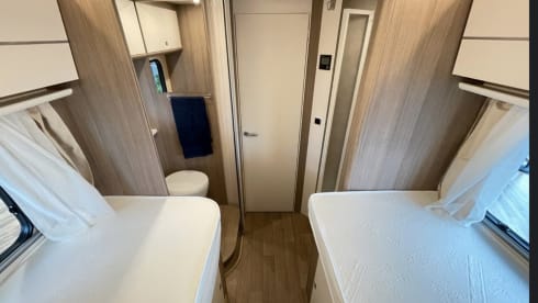 Südwind – familien-Alkoven für 5 mit separaten Schlafbereichen