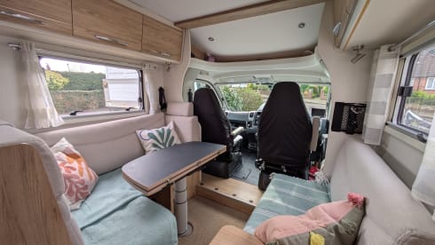 Fully off grid 4 berth Pilote semi-integrated motorhome from 2019