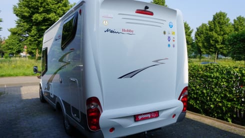 Going to the sun with our luxurious compact camper?