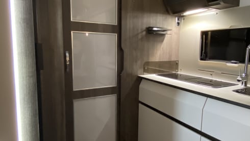 Very modern Benimar Ducato Camper with every luxury.