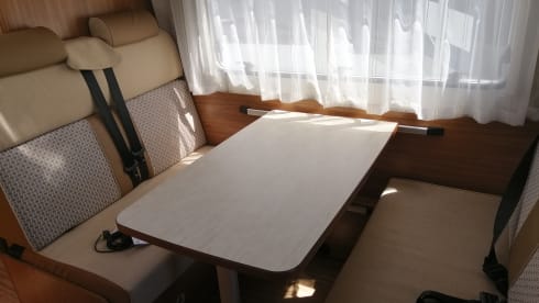 corado – With the family on a camper trip in this spacious Fiat