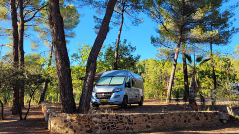 Westfalia Luxury Adventure Bus Camper with Bus Biker