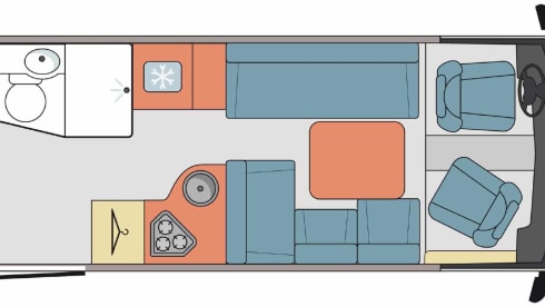 kliko1 – Selten! 6-Sitzer-Familienintegral. Autonomie und Sicherheit - 360°-Kamera
